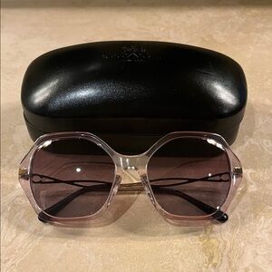 COACH C3445 HC8315 5641/8H Gradient Transparent Violet Sunglasses with GUC case
